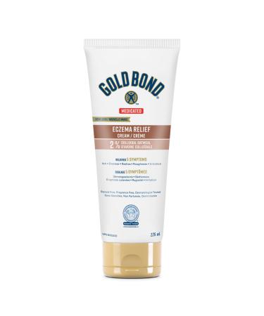 Gold Bond Medicated Eczema Relief Cream 225ml Tube Steroid and Fragrance Free Eczema Cream With 2% Colloidal Oatmeal to Relieve Rashes Itching and Irritation Associated With Eczema