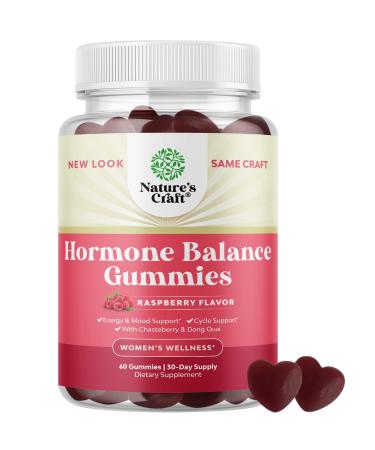 Hormone Balance for Women of All Ages - PMS Gummies and Cycle Support Supplements for Women with Vitamin B6 and Dong Quai Gummy Vitamin - Menopause Relief Mood Support Supplement PMS Support for Women 60 Count (Pack of 1) - Buy Online on GoSupps.com