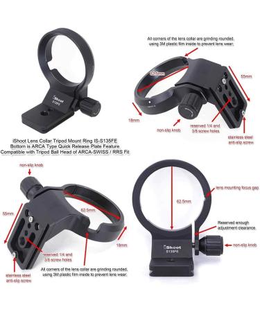 Lens Collar Mount Ring for Sony FE 135mm, 70-350mm, 16-55mm, Tamron 28-75mm & 17-28mm - Buy Online on GoSupps.com