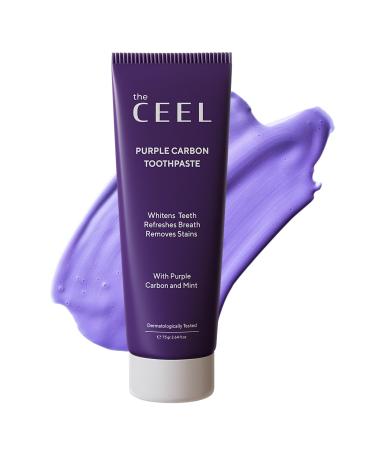 The Ceel Lila toothpaste for white teeth purple teeth whitening tooth paste color correction serum teeth tooth whitening toothpaste purple glowing smile 75 gr