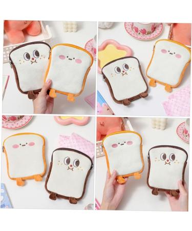 Healifty 2pcs Fluffy Menstrual Coin & Tampon Holder Pouch Brown - Multi-function Mini Storage Bag with Zipper for Menstruation - Convenient & Wear-resistant - Buy Online on GoSupps.com