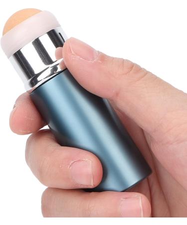 Qukaim Facial Roller Oil Absorbing Facial Roller Portable Volcanic Stone Face Roller for Skincare Makeup Matt Blue - Buy Online on GoSupps.com