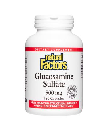Natural Factors Glucosamine Sulfate 500 mg 180 Capsules