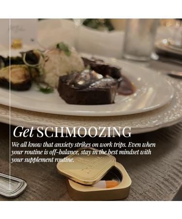 Gold Aesthetic Metal Pill Case for Vitamins & Medications | Stylish Travel-Friendly Unisex Design - Buy Online on GoSupps.com