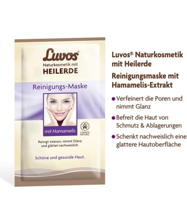 LUVOS Healing Clay Cleansing Mask - Natural Cosmetics 2X7.5 ml | Buy Online & Ship Internationally - Buy Online on GoSupps.com