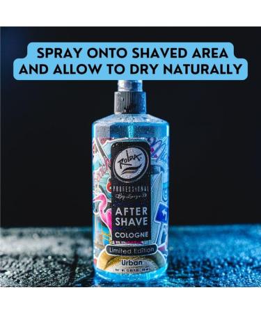 Rolda Urban After Shave Tonic Cologne Spray For Men - Post Shave Tonic Calms Irritation Helps Heal & Clean Shaved Areas Refreshing Masculine Fragrance (14.54oz | 430ml) - Buy Online on GoSupps.com