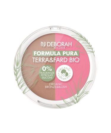 DEBORAH Deborah - Terra & Blush Pure formula with organic and vegan raw materials - Warms the complexion and gives a radiant finish- Ideal for sensitive skin - Colour n.4 Dark 9 g