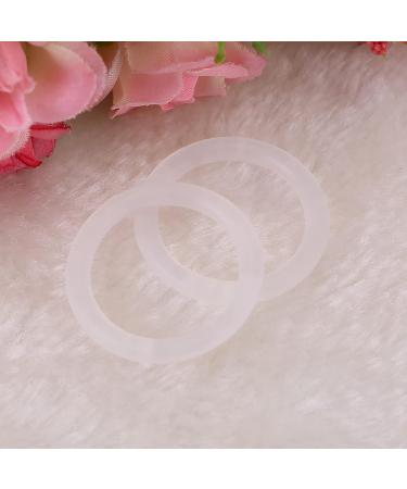 20 Pack O-Rings Baby Pacifier Clips - Safe & Durable Silicone Pacifier Chain Holders (2.5 cm Transparent) - International Shipping - Buy Online on GoSupps.com
