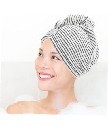 RORPOIR Coral Fleece Shower Cap Hair Drying Cap Dry Hair Turban Cap Turbans for Women Hair Cap Shower Cap for Women Shower Essentials for Women Reusable Shower Cap Head Bath Cap Hair Towel - Buy Online on GoSupps.com