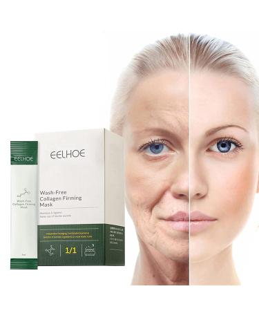 Korean Collagen Firming Sleeping Face Mask - 20pcs, for Women & Men | Moisturizing & Hydrating - Buy Online on GoSupps.com