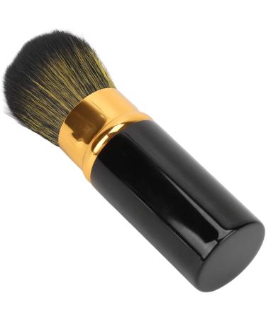 Verdant Touch Retractable Blush Brush Retractable Makeup Brush Portable Soft Hair Loose Powder Brush for Makeup Artist Black - Buy Online on GoSupps.com