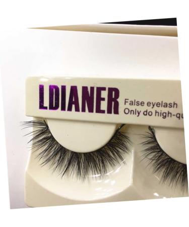 minkissy Pair Fake Eyelash Long Thick Eyelashes False Eyelash Fake Lashes 3d Natural - Buy Online on GoSupps.com