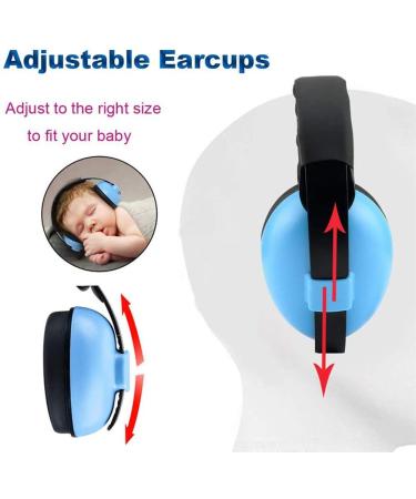 YANKUIRUI Baby Ear Defenders - Noise Cancelling Headphones for Ages 3 Months to 3 Years - Blue - Buy Online on GoSupps.com