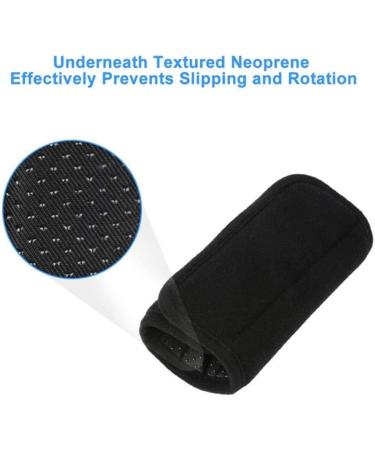 zutaa 2Pcs Wheelchair Armrest Pads Velvet Wheelchair Armrest Covers Non Slip Arm Rest Cover Cushion Pad for Wheelchairs - Buy Online on GoSupps.com