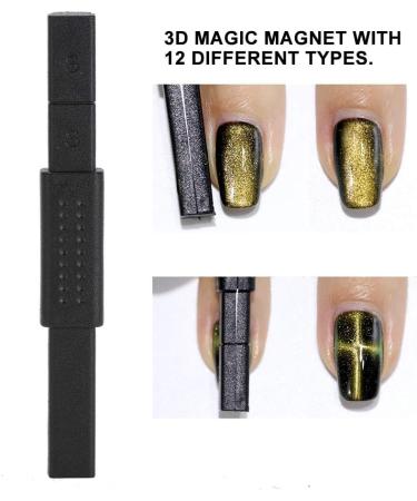 Yuyte Nail Art Tool - 1PC Magnet Pencil for Gel & Cat Eye Effects | DIY 3D Magnetic UV Gel Polish - Buy Online on GoSupps.com