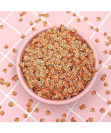 NIANTU11 100g 5mm Halloween Party Decoration Pumpkin Slice Polymer Soft Clay Sprinkles for Crafts DIY Nail Art Decoration klei Mud Particle Gift (Color : Pumpkin) - Buy Online on GoSupps.com