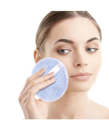 FRCOLOR 3Pcs Makeup Remover Pads - Soft Cleansing Cotton Round Beauty Sponge for Effortless Makeup Removal - Buy Online on GoSupps.com
