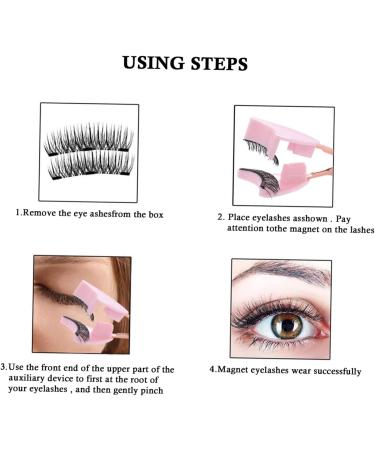 AUTSUPPL Magnetic False Eyelash Curler Fake Eyelash Clip Fake Eyelash Clamp Stainless Steel Eyelash Curler Metal Lashes Clip Magnetic Eyelash Clip Eyelash Curlers Women Eyelash Curler 11.5x6.2x1.6cm - Buy Online on GoSupps.com