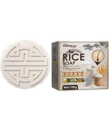 EUBEISAQI Shampoo and ConditionerRice Water Shampoo and Conditioner Moisturizing antidandruff hair soap Rice water shampoo and conditioner for dry damaged hair 100g - Buy Online on GoSupps.com