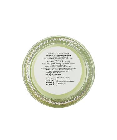 Buy Bella.Vita Organic EyeLift Gel - Hydrating Under Eye Cream for Dark Circles & Puffiness - Wrinkle Repair for Women & Men (20 gm - Buy Online on GoSupps.com