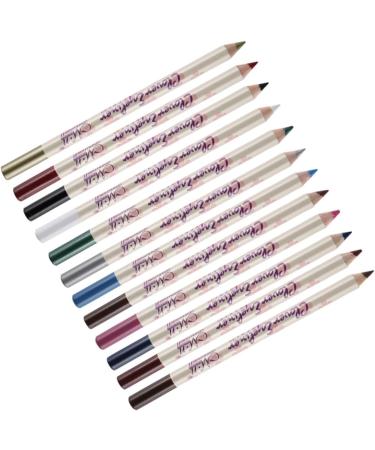 Ipetboom 24 Pcs Eyeliner Pencil Eyeliner Waterproof Grey Eyeshadow Pencil Eyeshadow Eye Shadow Makeup Mousse 1 count (Pack of 1) As Shownx2pcs - Buy Online on GoSupps.com