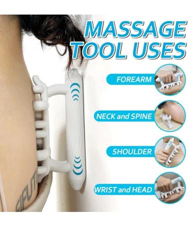 Foragrl Back and Neck Massager | Myofascial Relaxation Scraper & Fascia Roll | Easy-to-Use Physiotherapy Tools | Shoulder & Chiropractic Relief - Buy Online on GoSupps.com