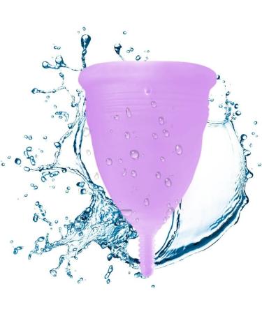 Blossom Menstrual Cup Set | Reusable Silicone Period Cups | Say Goodbye to Tampons | 1 Large & 1 Small Cup - Perfect for All Menstrual Days - Buy Online on GoSupps.com
