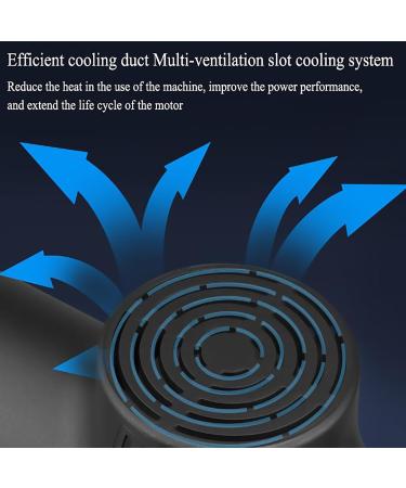 Buy Hailm Deep Tissue Electric Massage 6 Levels Adjustable | Relieve Muscle Pain for Athletes | International Shipping Available - Buy Online on GoSupps.com