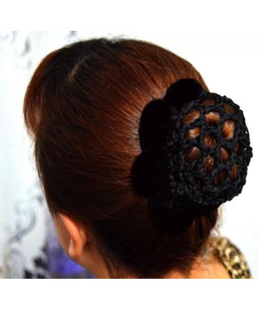 JUSTFOX Bun Net Hair Net - Brown Hair Hairstyle Aid for Perfect Updos | International Shipping Available - Buy Online on GoSupps.com
