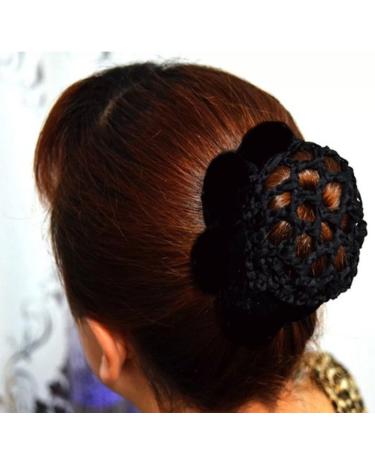 JUSTFOX Bun Net Hair Net - Pink Hair Styling Aid for Perfect Hairstyles | International Shipping - Buy Online on GoSupps.com