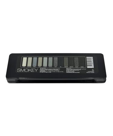 BYS 12 Color Eyeshadow Palette Nude Smokey - 3 oz | Long-Lasting Pigmented Shadows - Buy Online on GoSupps.com