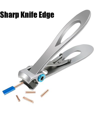 Nail Clipper for Thick Nails Wide Mouth Nail Clippers Oblique Nail Scissors Stainless Steel Thick Nail Scissors Manicure Tools Sharp Durable Scissors Trimmer (Color : Bronze Color) - Buy Online on GoSupps.com