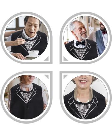 4 Pcs Elderly Bibs Adult Bib Reusable Bib Eating Bibs Dinner Bibs for Adults Bibs for Men Portable Adult Eating Cloth Senior Adult Pinny Clothes Protector Polyester/168 - Buy Online on GoSupps.com