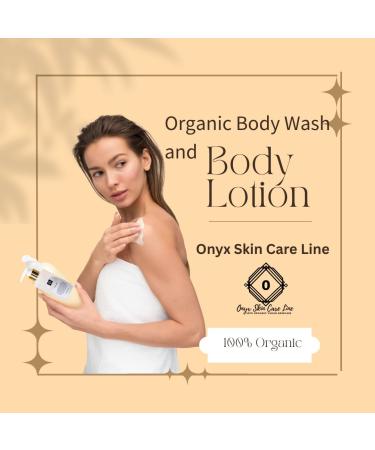 Onyx Skin Care Line Organic Duo Skin Body Wash & Lotion System for Women (8 fl oz each bottle) (Orange Citrus) - Buy Online on GoSupps.com