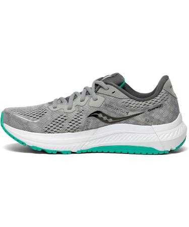 Saucony Women's Omni 20 Running Shoe - Alloy/Jade - 7.5 - Buy Online on GoSupps.com