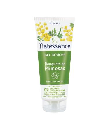 Natessance Natessance - Shower Gel - Mimosa Bouquets - Cosmos Organic Certified - 100% Plant-Based Tube - 200 ml
