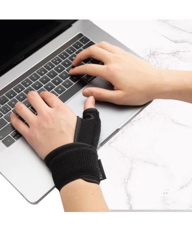 MUSEFITER Compressed Thumb Joint Stabilizer - Lightweight & Breathable Blackberry Thumb (L/XL) for Trigger Finger Relief - Buy Online on GoSupps.com