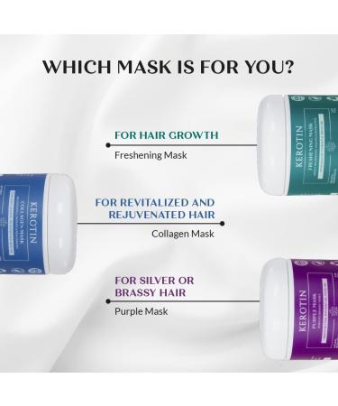 Keratin Hair Mask with Argan Oil - Deep Conditioning Treatment for Dry & Damaged Hair - Silicone, Paraben, and Sulfate Free - Curly Girl Approved - Buy Online on GoSupps.com