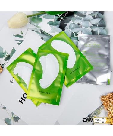 Lunamoon Eye Pads for Eyelash Extensions - 50 Pairs Green Eyelash Lifting & Coloring | Comfortable V Eyelids Patches - Buy Online on GoSupps.com