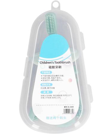 360 Baby Toothbrush - Silicone Toddler Toothbrush with Two Brush Heads for Gentle Gum Care & Cleaning - Buy Online on GoSupps.com