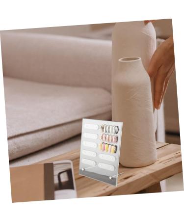 FRCOLOR 1 Set Nail Display Board Women Ideas Womens Ideas Nail Art Display Board Nail Gel Color Showing Board Nail Display Stand Peg Board Display Stand False Tip Display Rack 20x16cm Transparent 1 - Buy Online on GoSupps.com