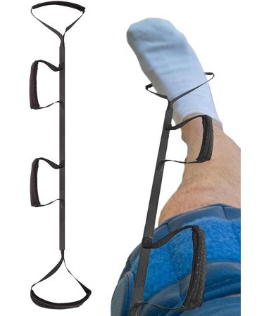 Leg Lifter - 35-44in Long & Leg Lifter Strap with Soft Foot Loop & Hand Grips | Mobility Aids for Wheelchair Car Bed Single Attribute - Buy Online on GoSupps.com