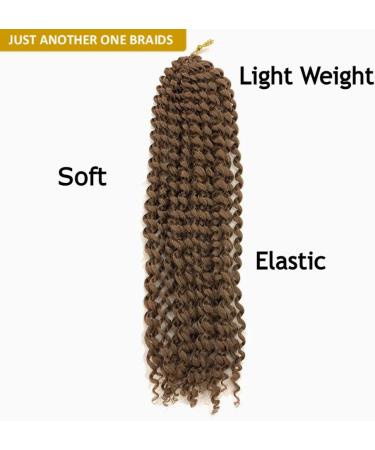 Just Another One 24-inch Synthetic Passion Twist Braiding Hair Fluffy Spring Bomb Crochet Hair Extensions For Women Girls & Unisex - Brown 30 Brown 24 - Buy Online on GoSupps.com