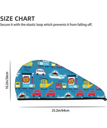 Hair Towel Wrap for Fast Drying | Cute Animal Design Towel Turban | Perfect Hair Drying Solution - Buy Online on GoSupps.com