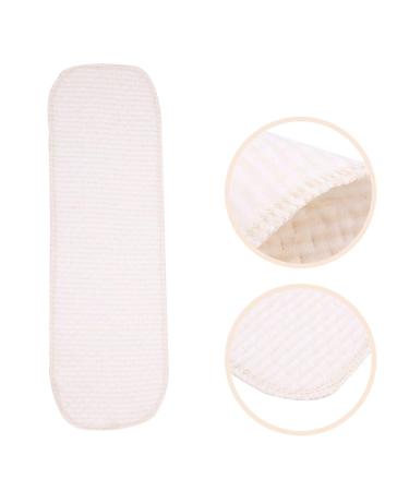 Pack of 10 Soft Cotton Baby Diapers - Breathable Reusable Cloth Diaper Inserts with High Absorption - Buy Online on GoSupps.com