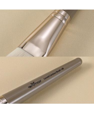 Anmor Premium Contour Brush #0112-49 for Cheek, Forehead, Nose - Ideal for Powder, Liquid, Cream Makeup - Buy Online on GoSupps.com