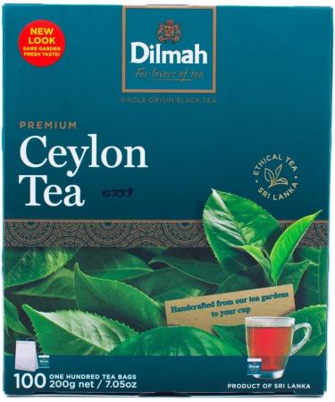 Dilmah Premium 100 Tea Bags x 2 Pack (Total 200 Bags) - Buy Online on GoSupps.com