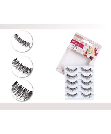 3D False Eyelashes - Handmade Natural Look Fluffy Strip Lashes Multipack (HS17-7) - Buy Online on GoSupps.com
