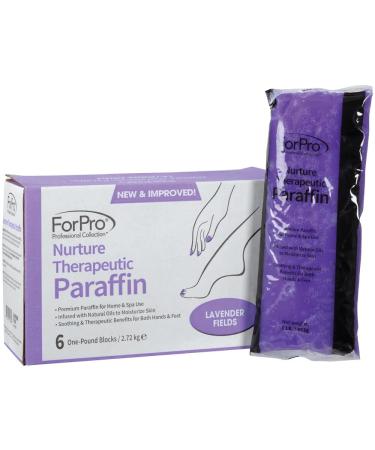 ForPro Lavender Fields Paraffin Wax Refill - 6 Lbs (Six 1-Pound Blocks) | Non-Greasy & Moisturizing for Soft Skin - Buy Online on GoSupps.com