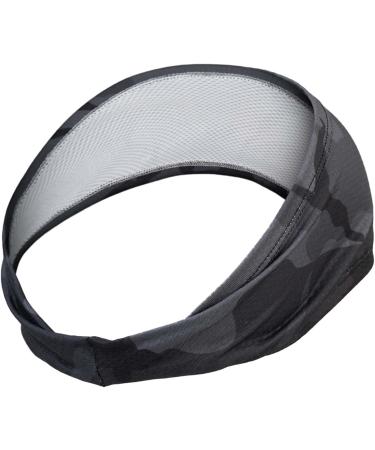Phantom Sport Headband - Thin Sweatband for Men & Women | Grey Camo Hairband - Ideal for Workouts & Sports - Buy Online on GoSupps.com